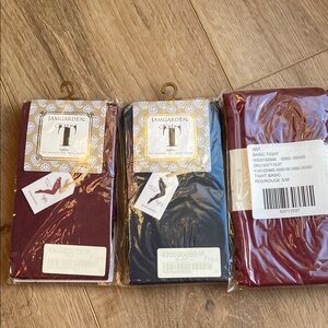 Jamgarden Tights Trio - Burgundy, Navy, Maroon